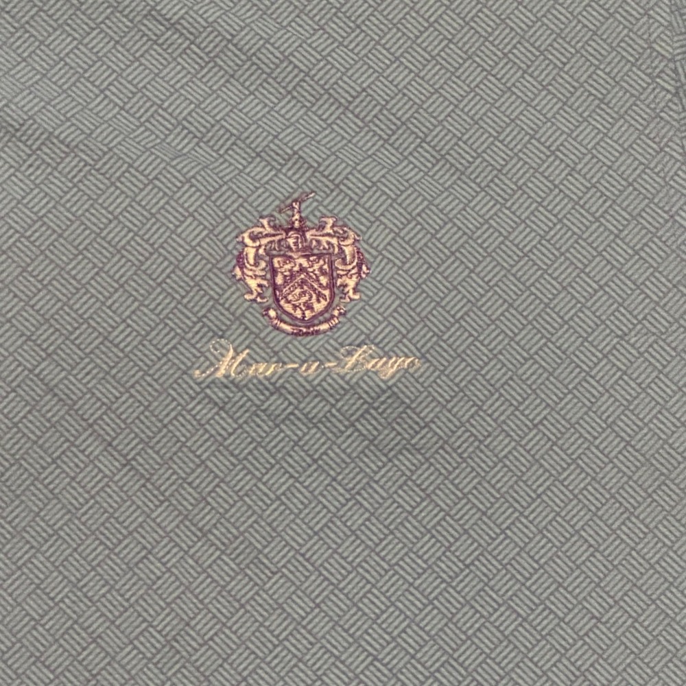 B. Draddy Sport Mar-a-Lago Club Polo Shirt Blue Geometric Men's Size XL BD-CC-03 - Picture 3 of 9